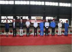 华科五洲两座自升式服务平台开工建造仪式