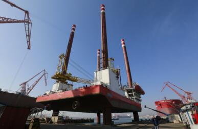 华科五洲两座自升式服务平台开工建造仪式(图5) 华科五洲两座自升式服务平台开工建造仪式(图5)